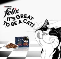 بورينا فيليكس مجموعة متنوعة من اللحوم للقطط البالغ...