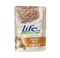 لايف كات ظروف طعام رطب للقطط بنكهة صدور الدجاج Lif...