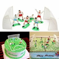 دمى تزين كيك لاعبي كوره