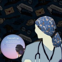 Harry potter icons Surgical cap-قبعة جراحية