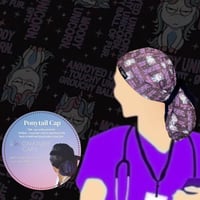 Grumpy Unicorn Surgical Cap