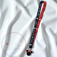 Minnie mouse badge holder