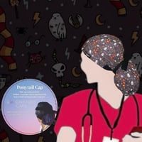 Harry potter icons Surgical cap-قبعة جراحية