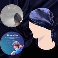 Surgical cap Navy Satin "قبعة جراحية"