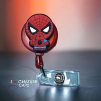 Spiderman badge holder