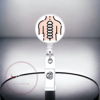 "حامل بطاقة" Badge holder spine