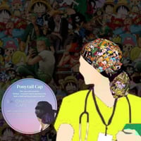 One piece manga 2 Surgical cap- قبعة جراحة