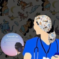 Jasmine disney princess Surgical Cap