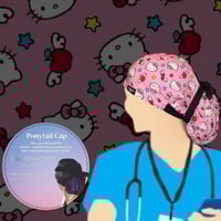 Surgical cap - قبعة جراحية Hello kitty
