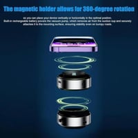 حامل جوال مغناطيسي قابل لتثبيت في اي مكان سطحي بسح...