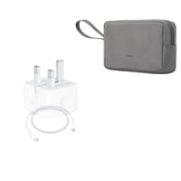 عرض فيش جداري + كيبل تايب سي ايفون + حقيبة يدوية