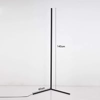 اضاءة ليد أرضي زاوية متعددة اللون تحكم بالريموت