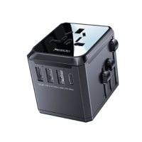 فيش السفر العالمي - اسود