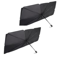 عرض 2 شمسية مظلة سيارة داخلية للحماية من اشعة الشم...