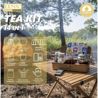 عزبة الشاي حقيبة الشاي حديد عزبة شاي مختصة (14 قطع...