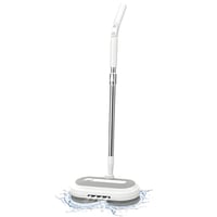 ممسحة كهربائية لاسلكية دوارة مع بخاخ ماء ومصابيح L...