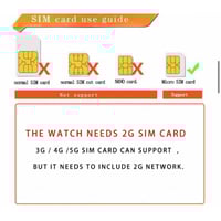 ساعة اطفال ذكية مقاومة للماء مع بطاقة SIM