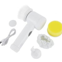 فرشاة تنظيف الكترونية 3 في 1 جهاز تنظيف كهربائي يع...