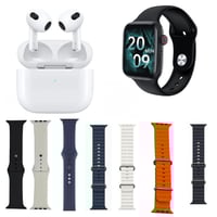 عرض شبيهة ابل مقاس 42 مع 7 اساور الوان مختلفة + سم...