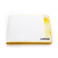 محفظة جلد أصفر