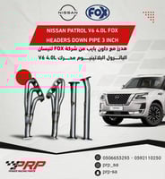 هدرز مع داون بايب من شركة FOX باترول بلاتينيوم V6