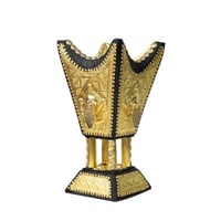 مبخرة حايلية متوسطة مطعمة بالنحاس