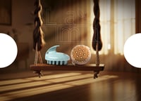 مجموعة الفرش - فرشة سيليكون + فرشة المساج