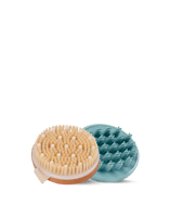 مجموعة الفرش - فرشة سيليكون + فرشة المساج