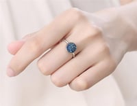 خاتم الكريستال الازرق