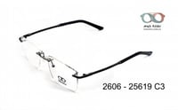 نظارة طبية بدون اطار مستطيلة 25619
