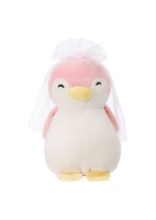 دمية بطريق - زهري - 21 سم