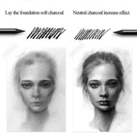 Full charcoal pencil For Sketching