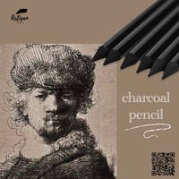 Full charcoal pencil For Sketching