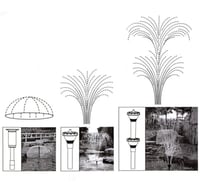 راس نافورة كبير بلاستك بعدة أشكال