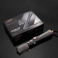 ريبون استشوار شعر بفرشتين بقوة 1200 واط - فضي - RE...