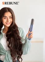 ريبون استشوار الشعر فرشاة المطور بالأيونات مستويان...