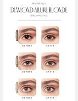 عدسات بيلا دايموند - نظر- شهرية - مع محلول