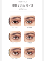 عدسات بيلا ايليت- نظر- شهرية - مع محلول