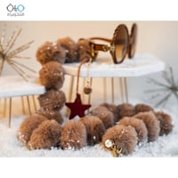 تعليقة الفرو للنظارات