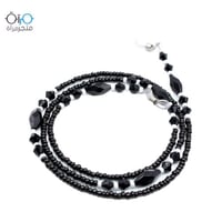 سلسلة كريستال اسود وابيض