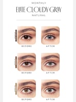 عدسات بيلا ايليت- زينة فقط- شهرية - مع محلول