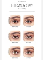 عدسات بيلا ايليت- نظر- شهرية - مع محلول