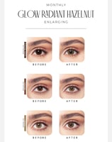 عدسات بيلا قلو- نظر- شهرية - مع محلول