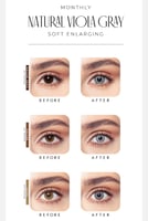 عدسات بيلا ناتشورال - نظر- شهرية - مع محلول