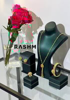 طقم ذهبي فاخر بجودة عالية جولد مودل VIP-4156