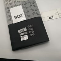 قماش مونت بلانك الفاخر لون اسود درجة 2215