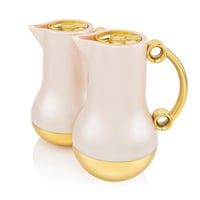 طقم ترامس سيلار لحمي ذهبي مطفي