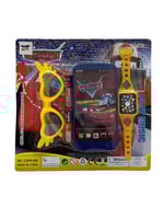 جوال مع نظارة وساعة