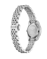 ساعة نسائية من الستيل بميناء فضي - Soft Silver