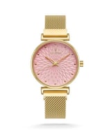 ساعة نسائية بميناء وردي - Pink